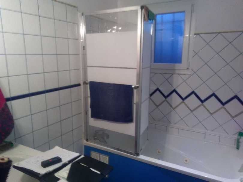 Passage d'une baignoire en douche Avant